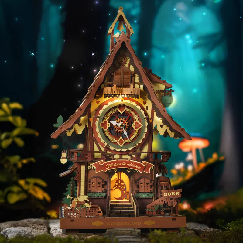 NoeluxeTM Cuckoo Clock 3D Wooden Puzzle