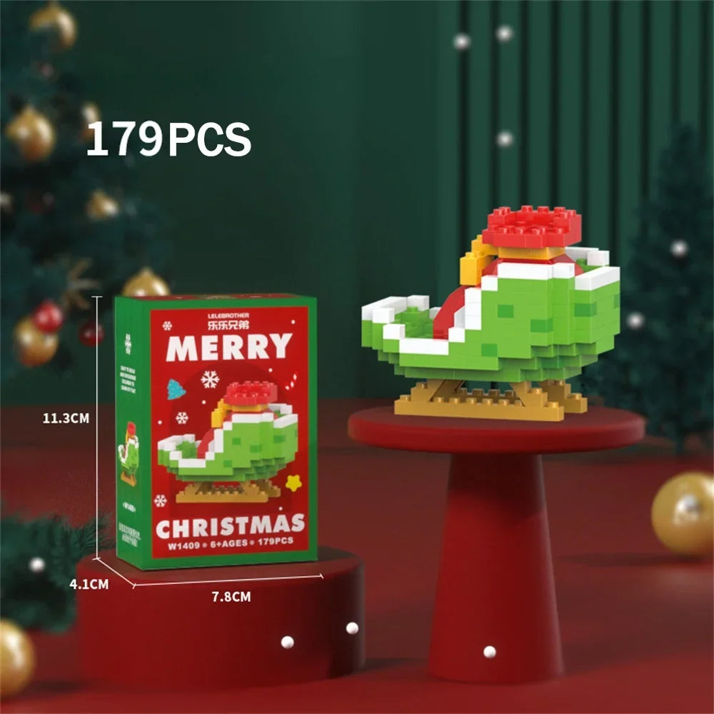 Christmas Micro Mini Building Blocks Toys