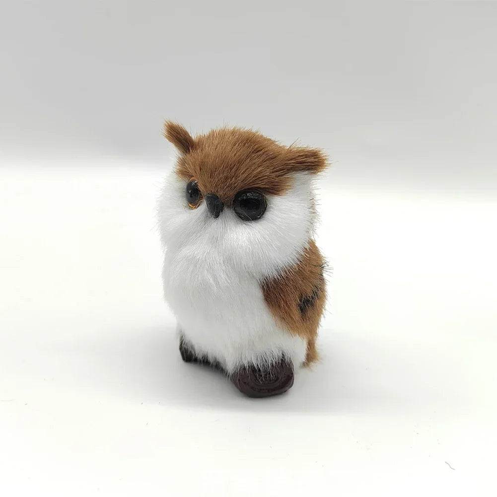 Simulation Owl Plush Ornament