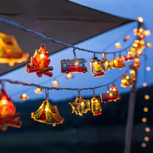 LED Camping Pattern String Lights