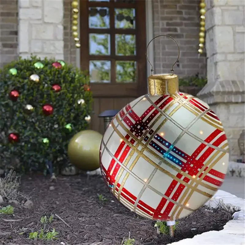 Outdoor Inflatable Christmas Ball Ornament (60cm)