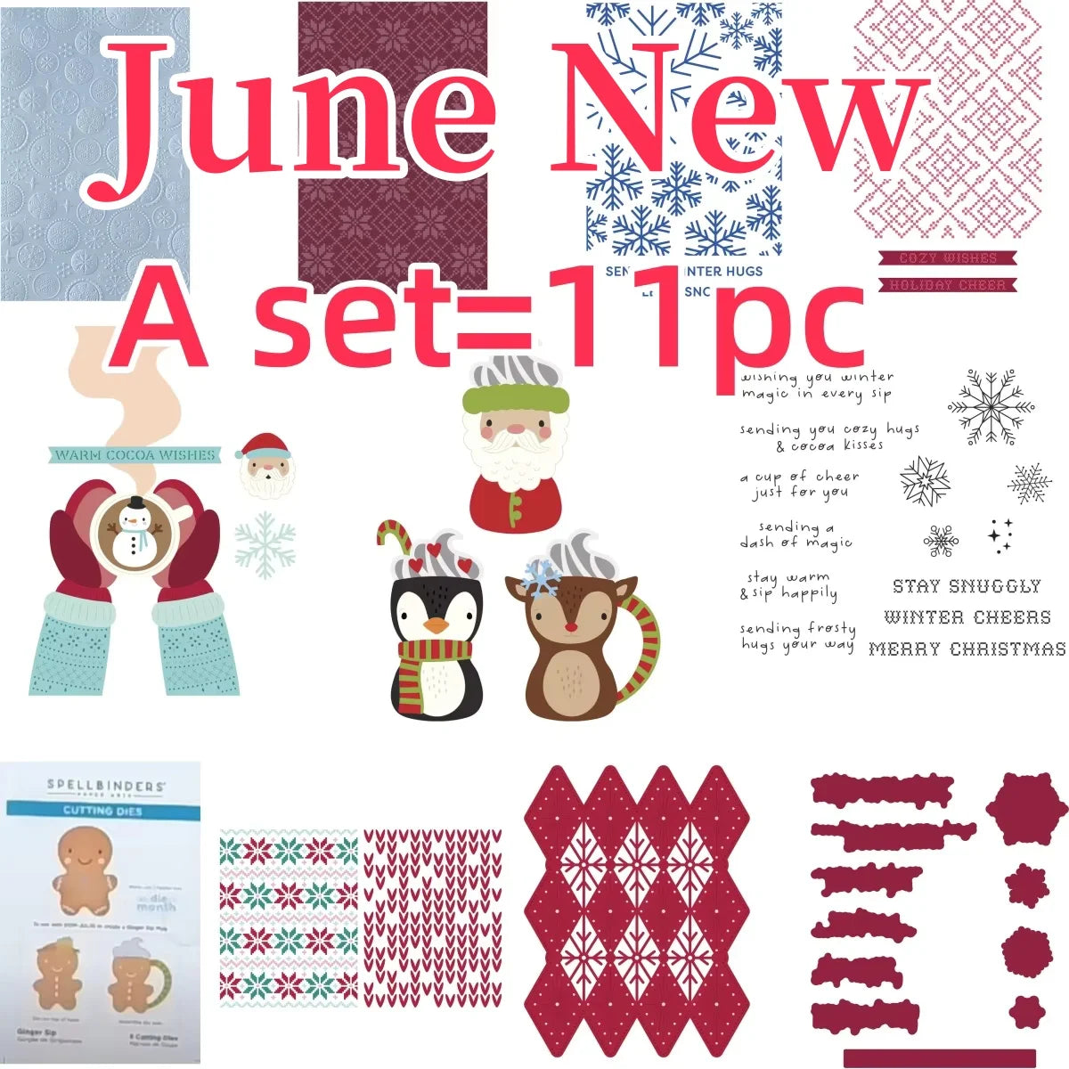 Christmas 2025 Window Wonderland Cutting Dies & Stamps Set