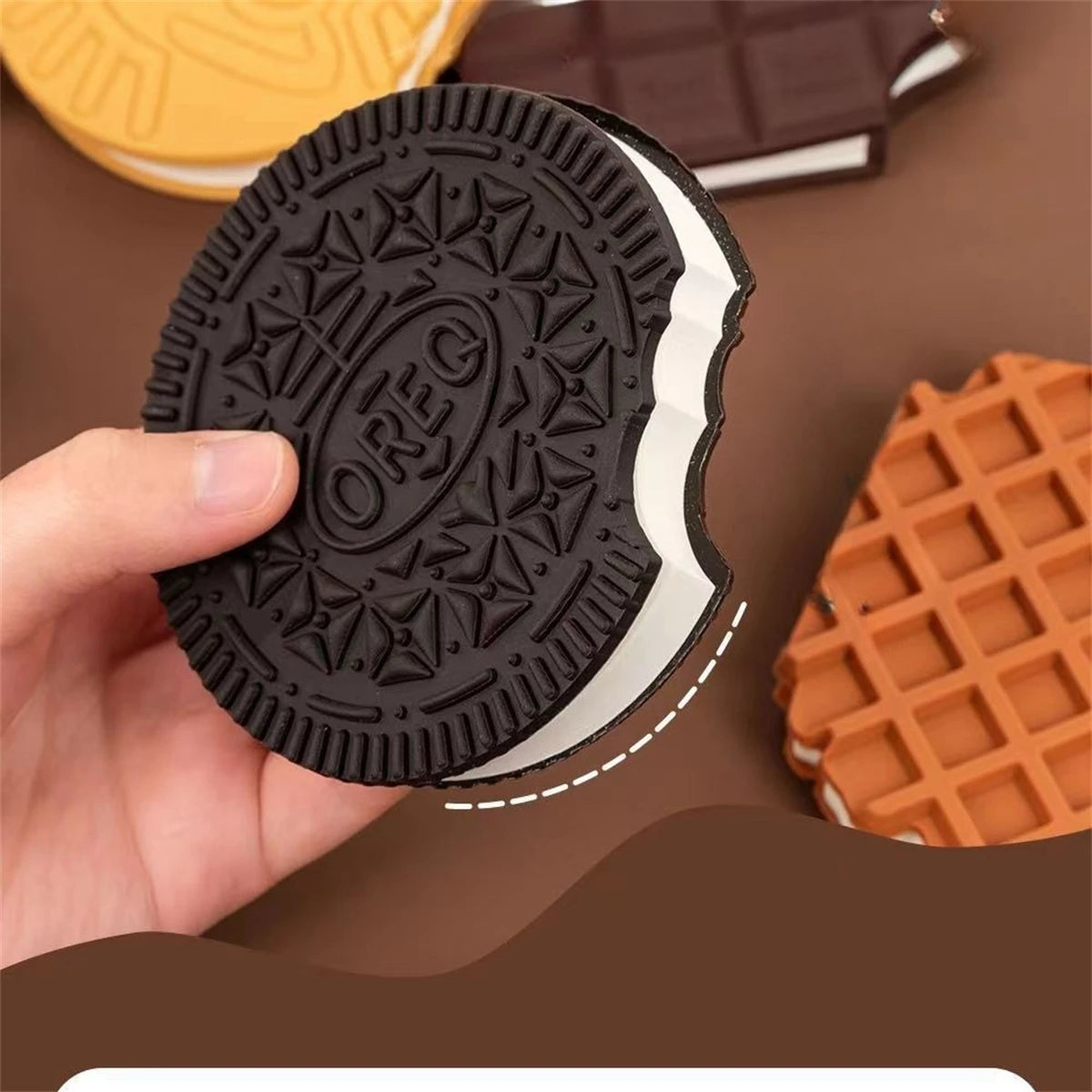 Scented Chocolate & Cookie Pocket Notepads (80 Pages/Set)