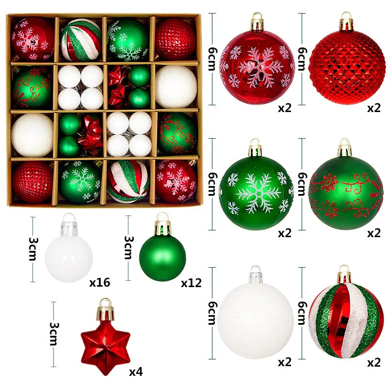 Christmas Ball Ornament Set