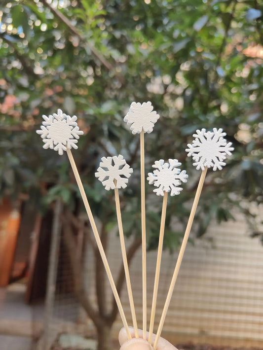 Christmas Bamboo Fruit Sticks (50pcs)
