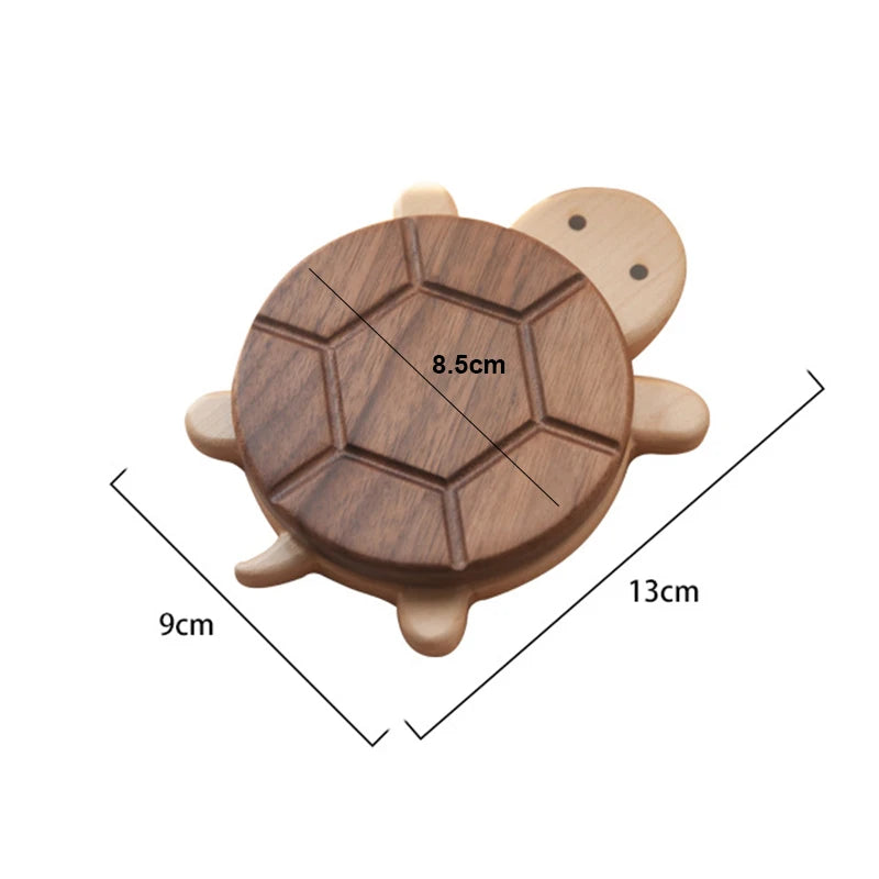 Black Walnut Turtle Wooden Coaster