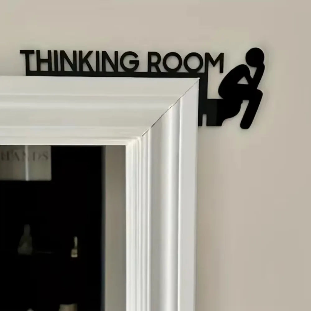 Modern Metal Door Sign