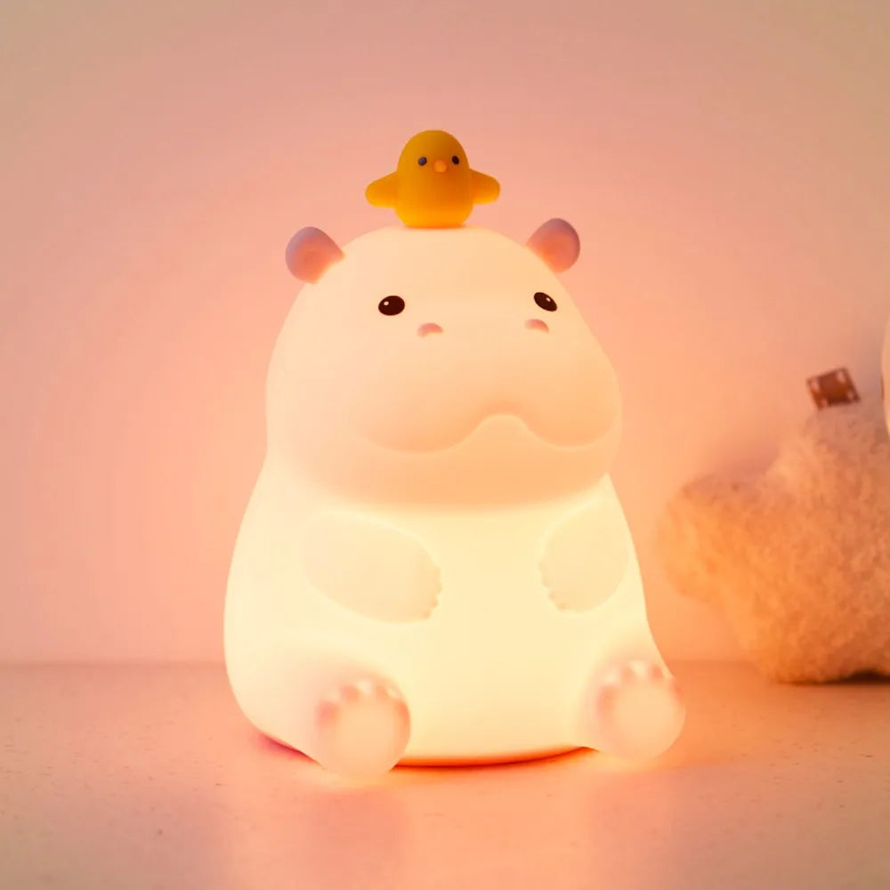 Cute Silicone Animal Night Lamp