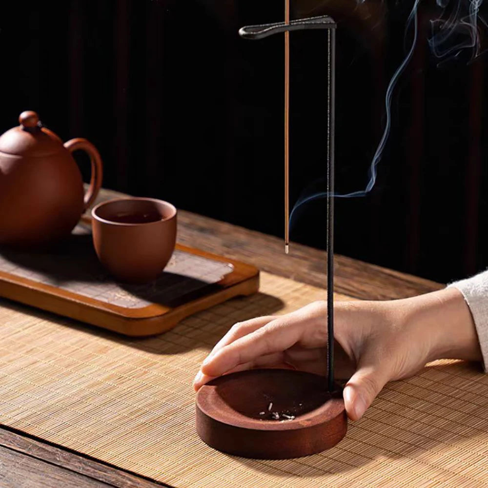 Creative Upside Down Wooden Incense Burner