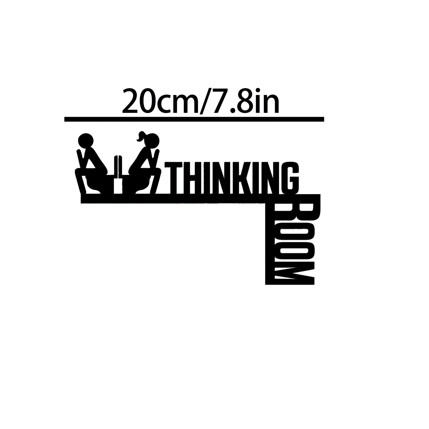 Modern Metal Door Sign