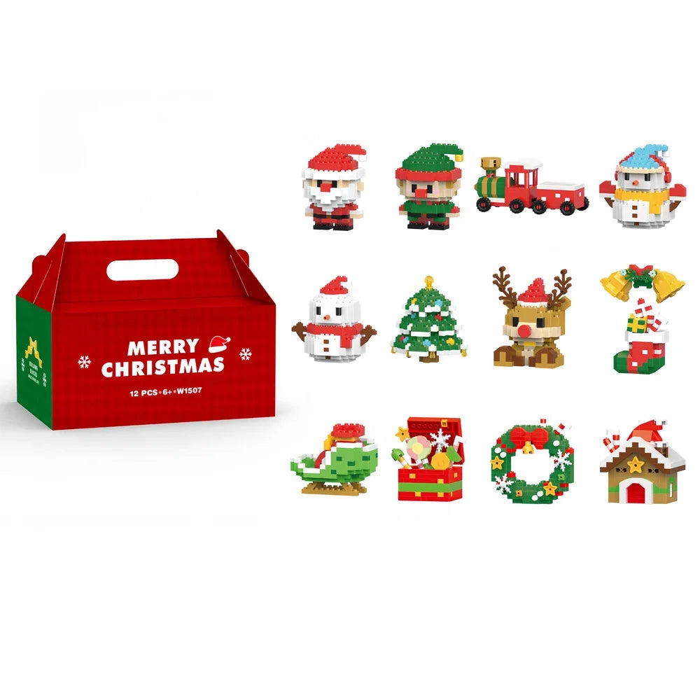Christmas Micro Mini Building Blocks Toys