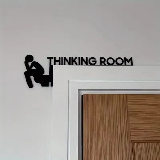Modern Metal Door Sign