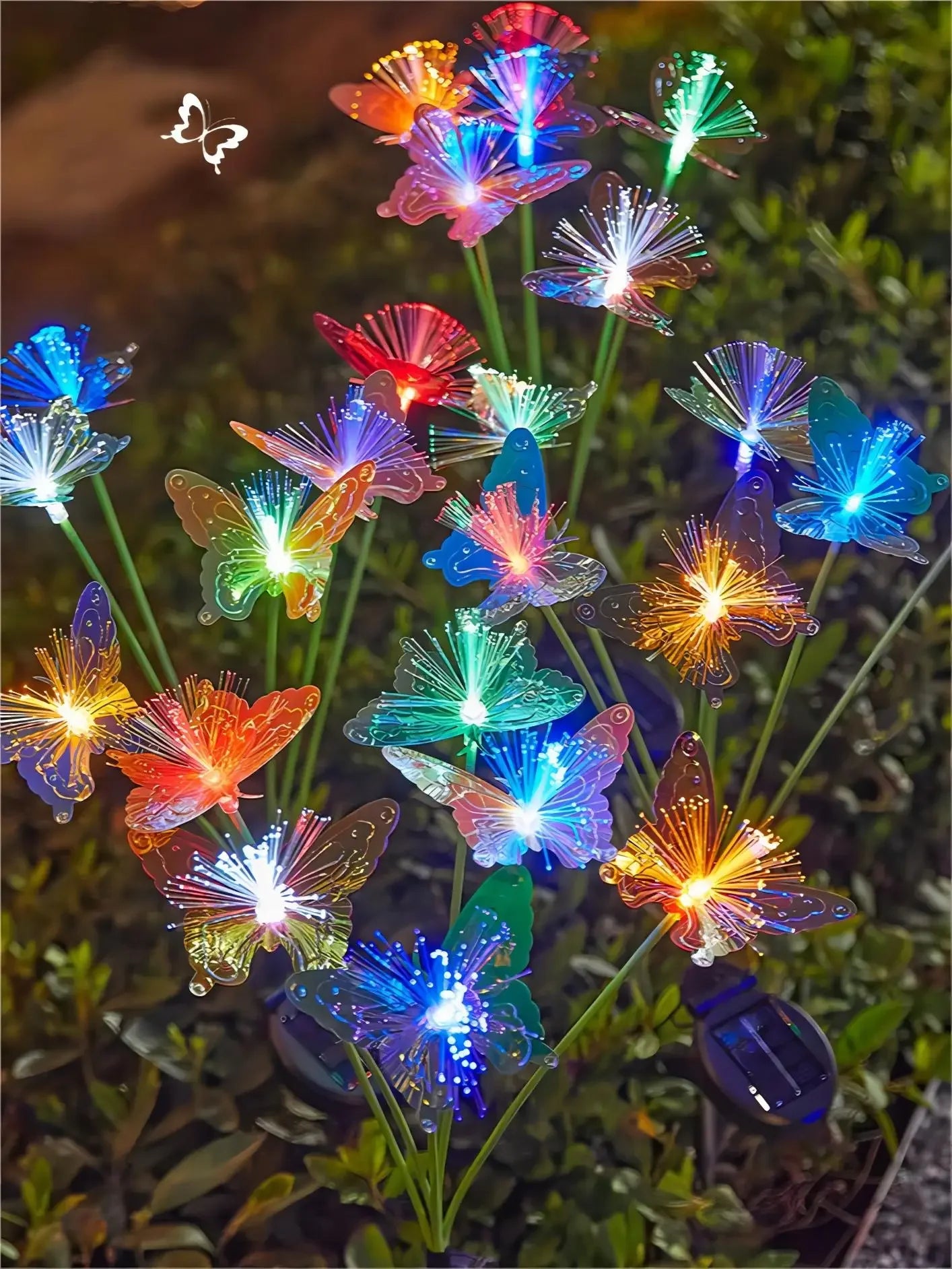 Solar Butterfly Fiber Optic Lights