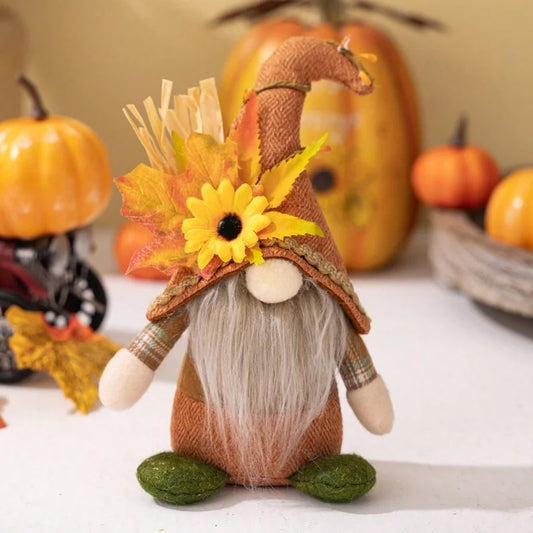 Harvest Maple Leaf & Sunflower Doll