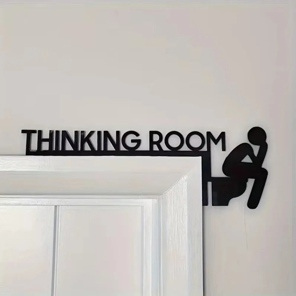 Modern Metal Door Sign