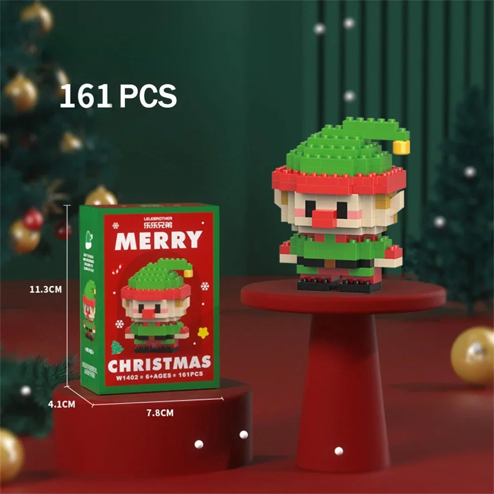 Christmas Micro Mini Building Blocks Toys