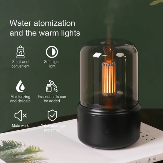 Mini USB Aroma Diffuser & Night Light