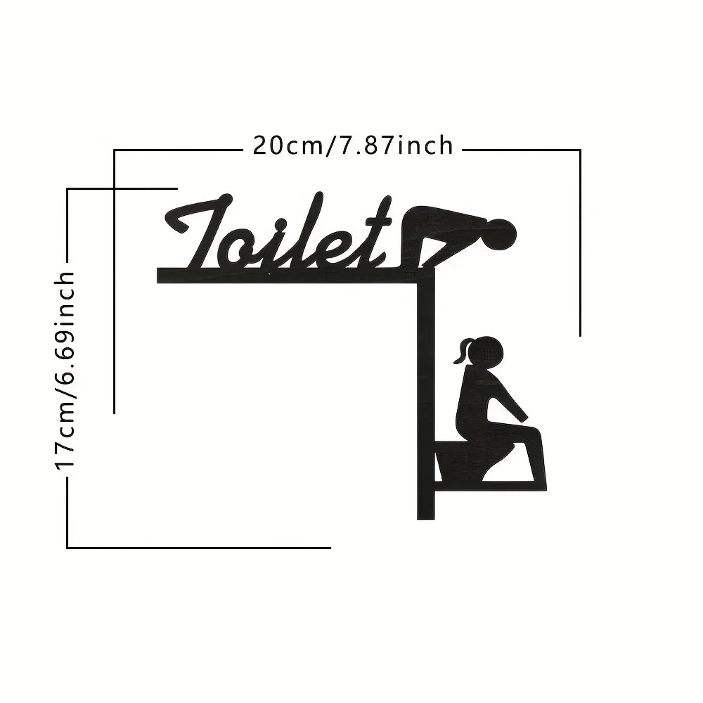 Modern Metal Door Sign
