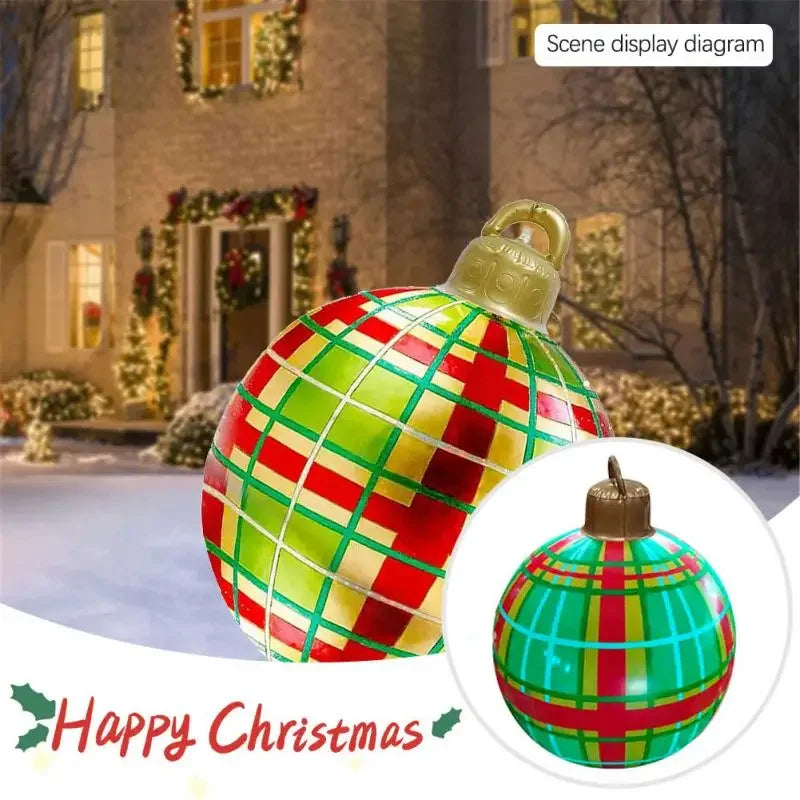 Outdoor Inflatable Christmas Ball Ornament (60cm)